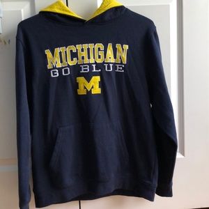 Blue University of Michigan hoodie